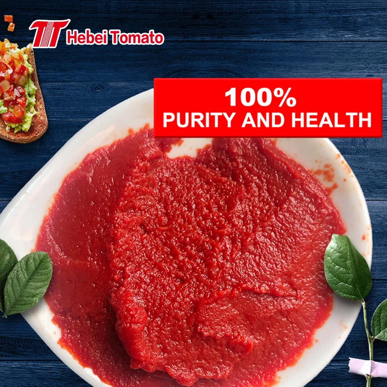 Canned Tin Tomato Paste 22-24% 26-28% Brix Tomato Sauce Without Additive