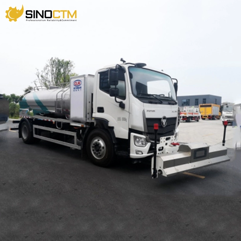 Electric Street Sweeper 10m3 Road High Pressure Cleaning Truck