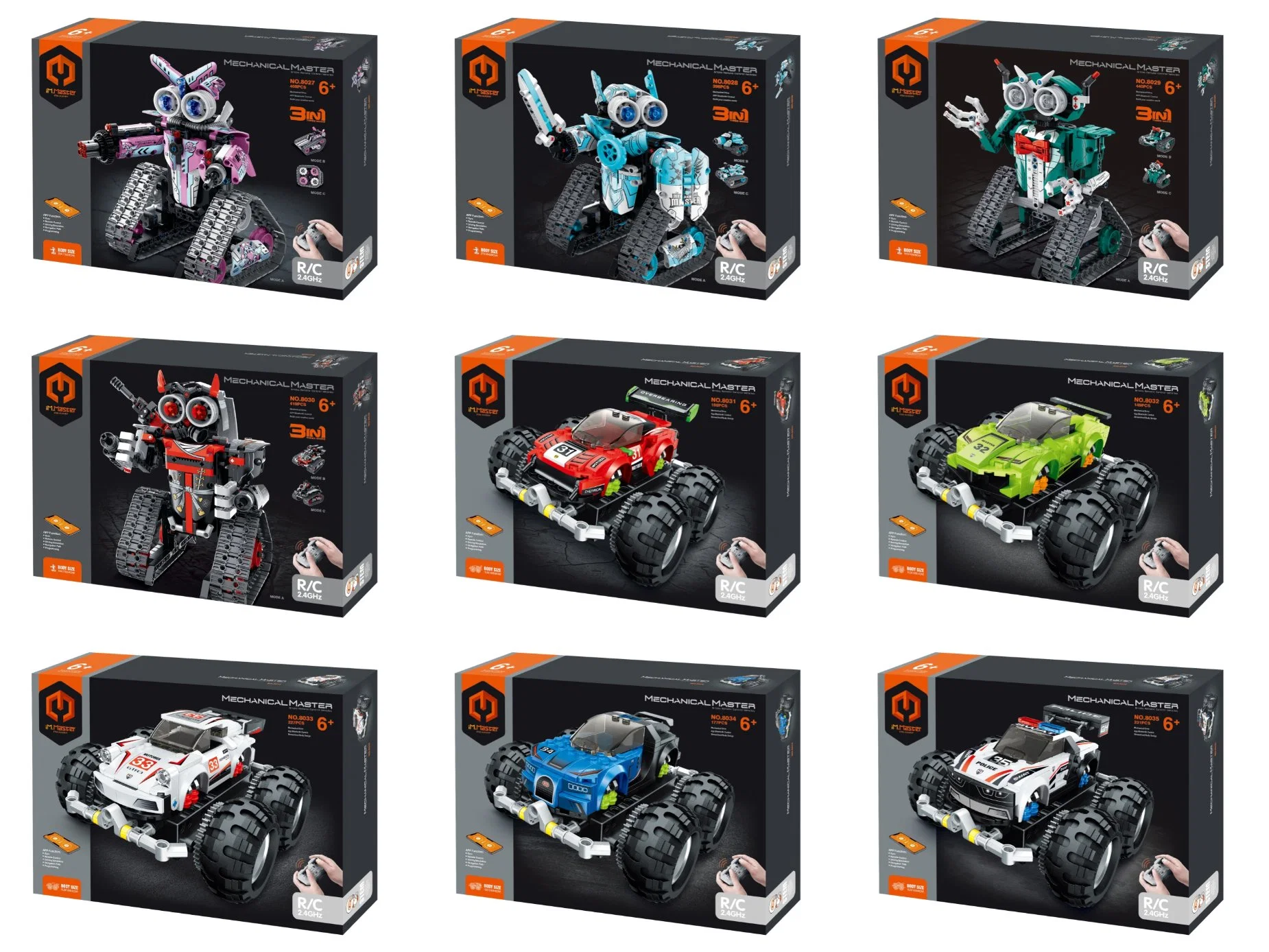 3 in 1 4 Channel Remote Control APP Programming (Bluetooth) Robot Building Block Stunt Car 440PCS No Include Battery OEM/ODM Factory Direct Sales Wholesale/Supplier Inte