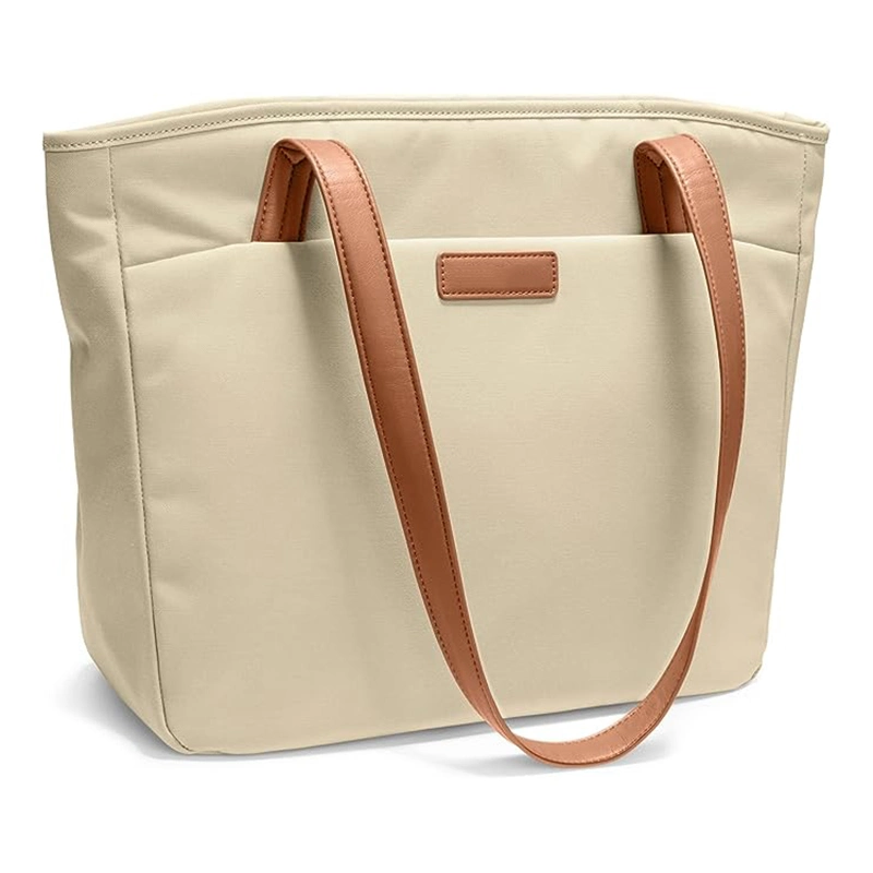 Bolsa de ombro para mulheres, com logotipo personalizado, para uso diário na praia e em viagens para compras.