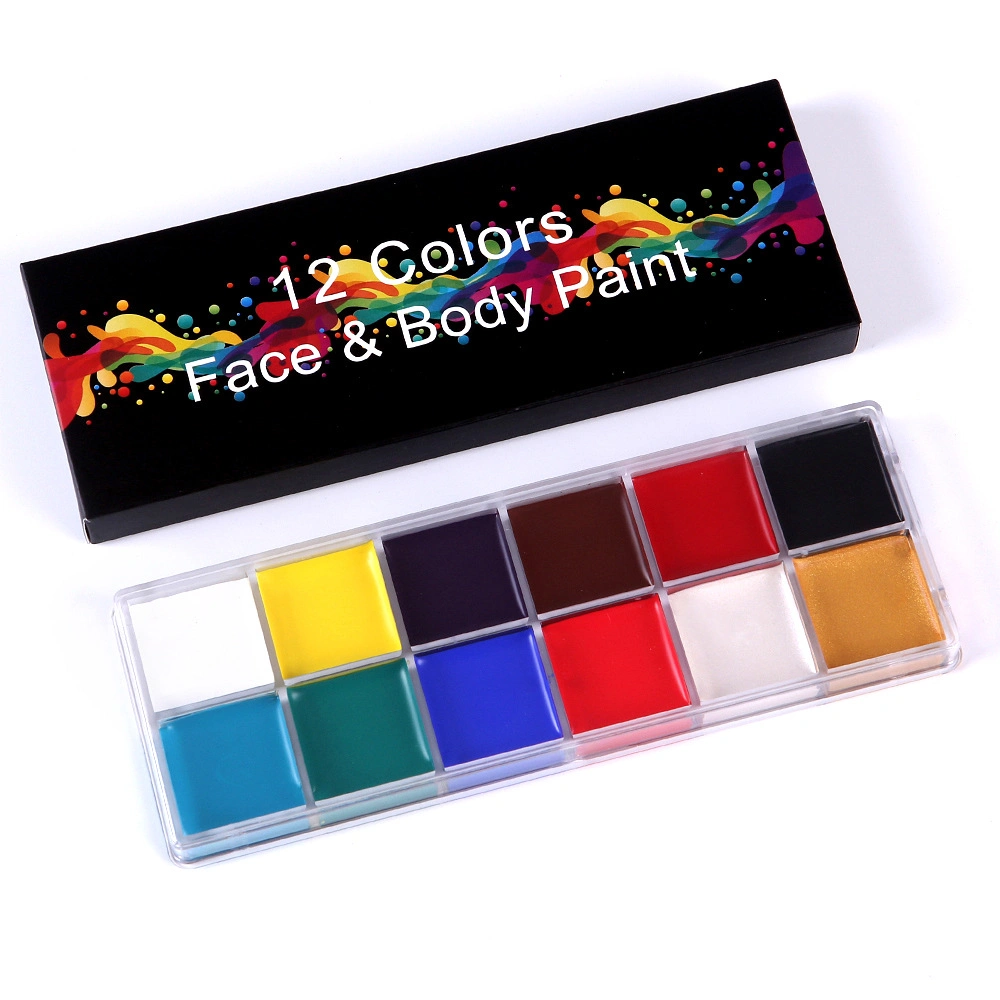 Amazon Venta caliente cuerpo de color maquillaje de fiesta de Halloween Navidad pintura