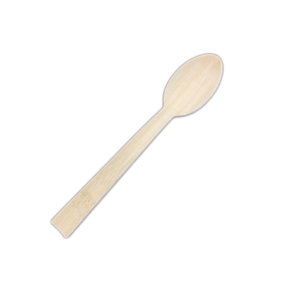 Bamboo Spoon Disposable Cutlery Biodegradable Disposable Bamboo Cutlery Knife Fork Spoon