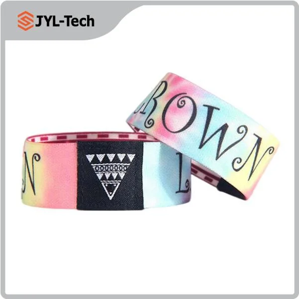 RFID Stretchy Wrist Band Chip Embedded Woven NFC Elastic Wristband