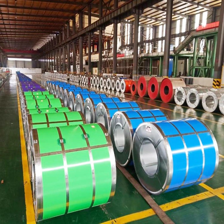 Color Coated RAL PPGI PPGL bobinas de acero de Shandong