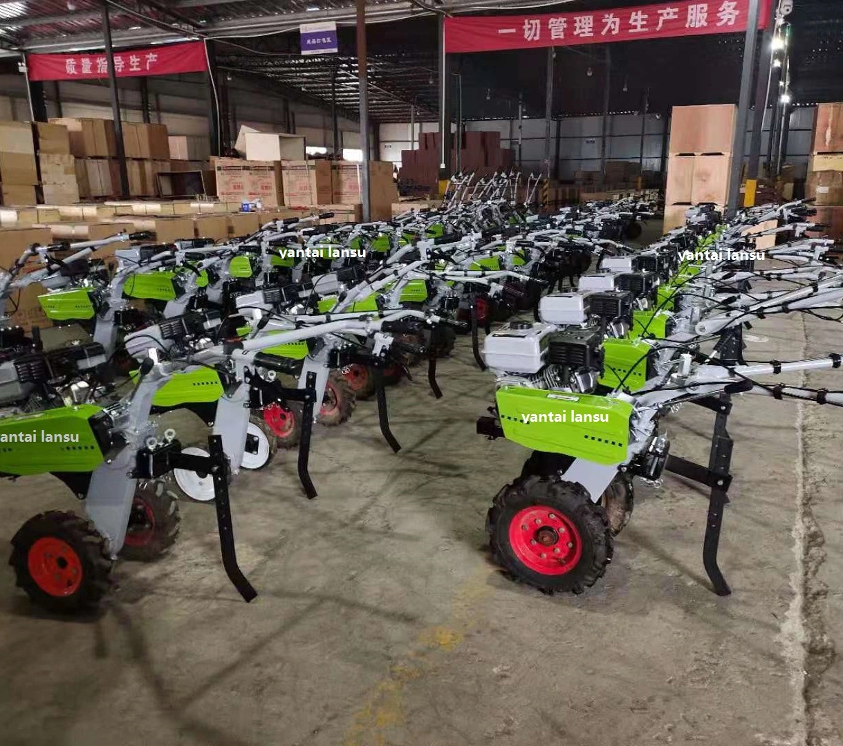 Factory Manufacturer Rotary Tiller CE ISO Approval Rice Harvester Mini Tiller