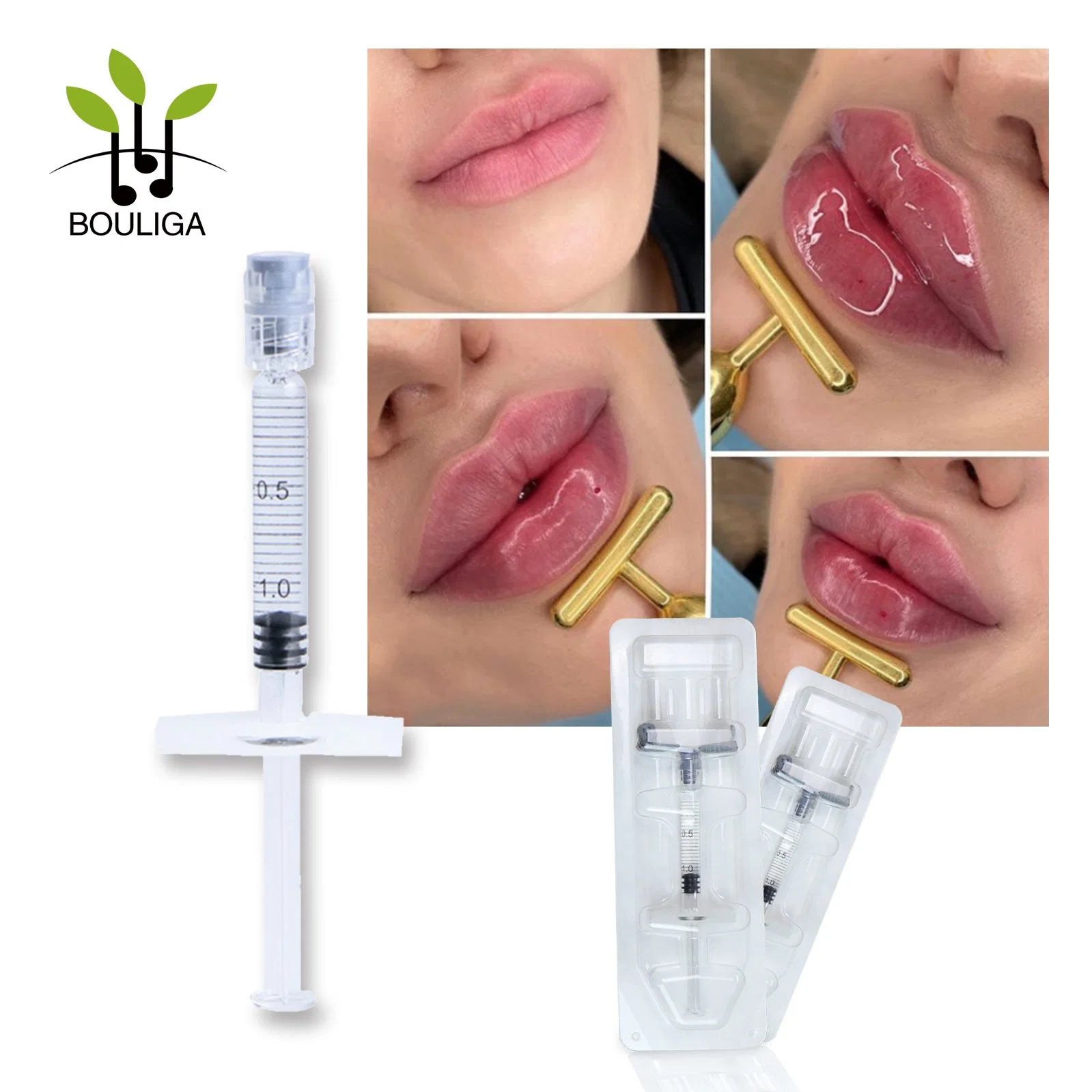 Proveedor distribuidor Cheap CE multa Derm cara profunda ha llenado de relleno dérmico de ácido hialurónico inyectable para la plenitud de labios