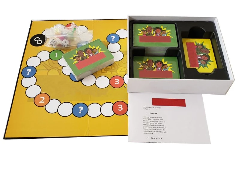 Tablero de Juego plegable de alta calidad para la fiesta familiar de adultos Entretenimiento Juego de mesa con Box