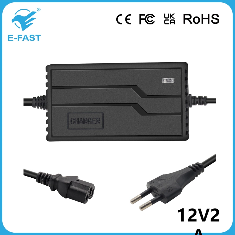 Factory Direct Price 12V 2A /14.6V 2A/12.6V 2A 16.8V 1A 2A 3A 4A 5A 3.65V 4.2V 2A Battery Lithium Charger for Electric Scooter Bike