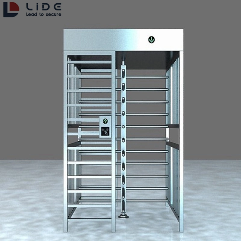 Full Height Turnstile Barrier Gate with Access Control System for Construction Site