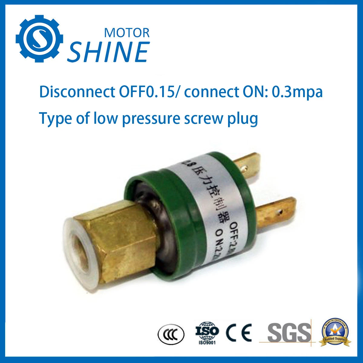 Air Conditioning High and Low Voltage Switch Three Line Pressure Switch