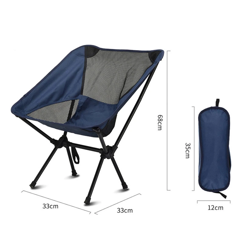 Aluminum Frame Collapsible Folding Heavy Duty Rocking Moon Camping Chair