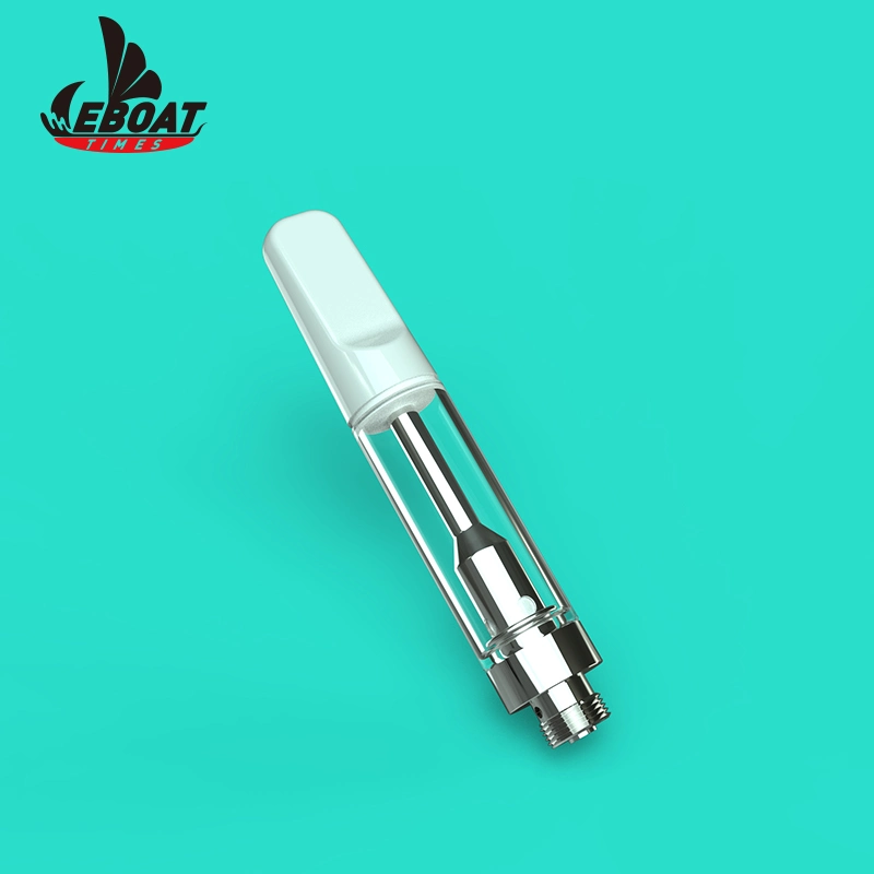 Stainless Steel Thick Oil Cartridge Disposable/Chargeable 1 Ml 510 Thread Empty Glass Tank Vape Carts