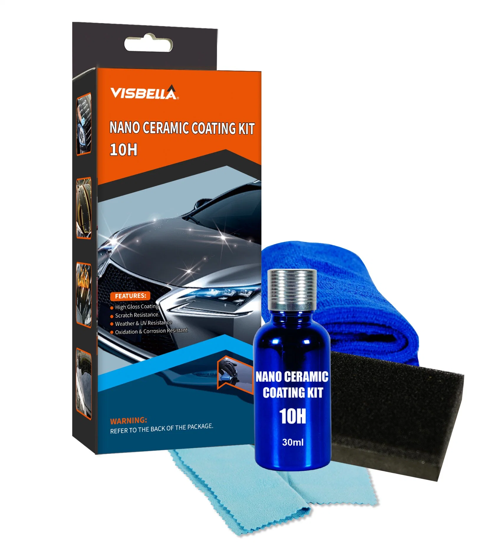 Visbella Car Care Products Nano Coating Kit10h