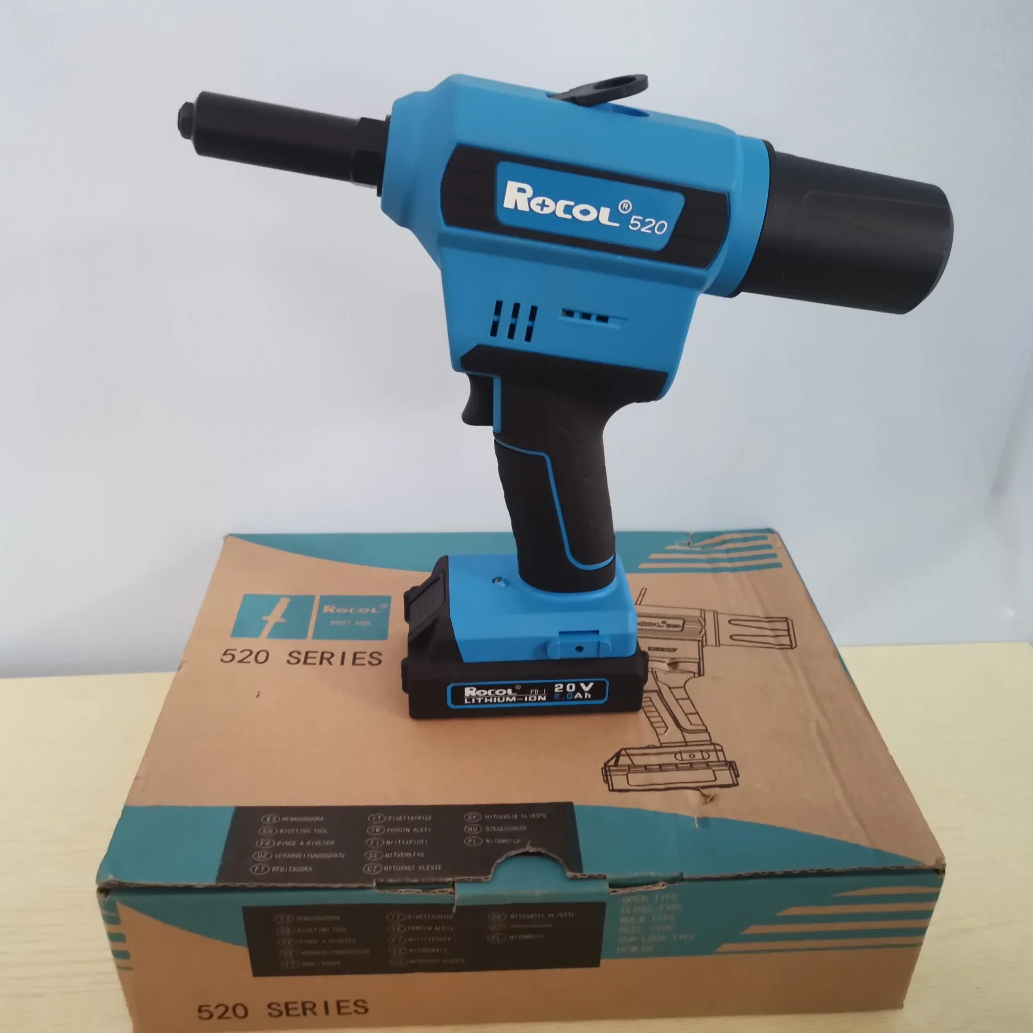 Home Use Quick Charge Cordless Powerful Lithium Battery Rivet Gun Tool