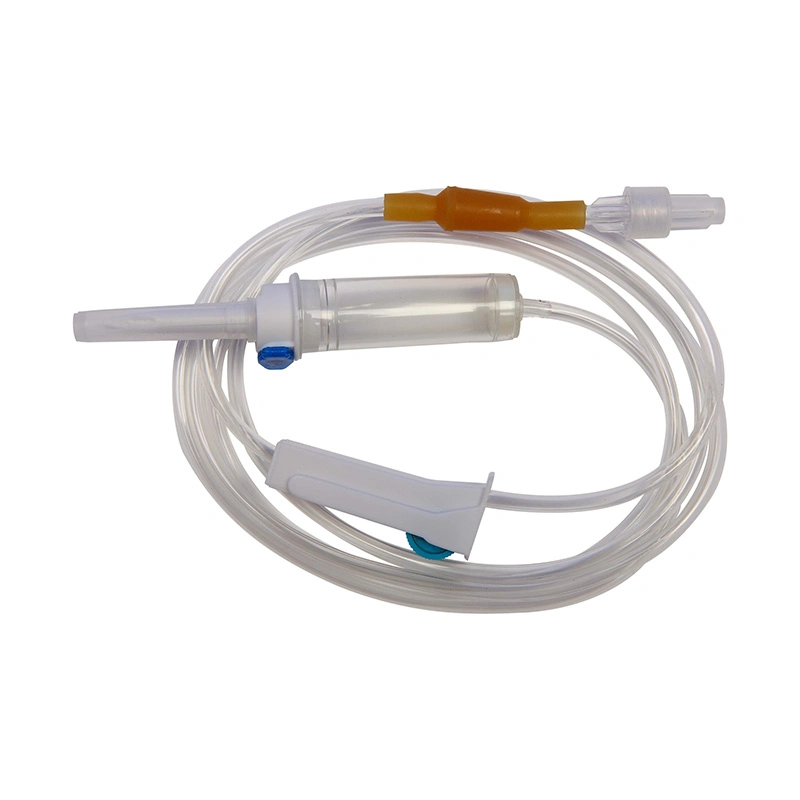 Tubulures de perfusion de précision tubulure de perfusion de sang jetable avec tube d'extension