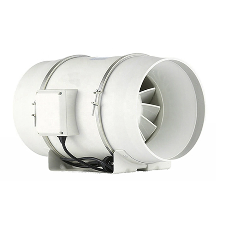 IP44 Electrical Mixed Flow Duct Hydroponics Inline Fans with HEPA Filter