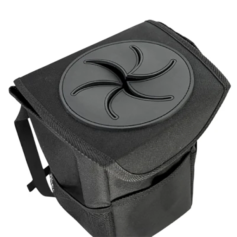 Custom Waterproof Portable Car Garbage Can Bag with Storage Pockets