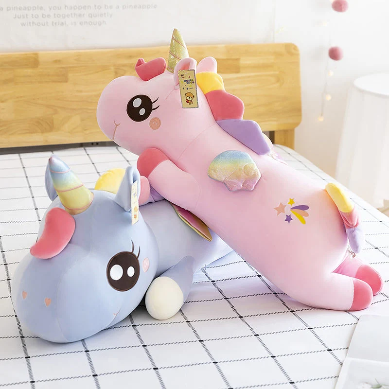 Joli dessin animé peluche peluche peluche peluche animal 80cm Cadeau UNICORN peluche enfant