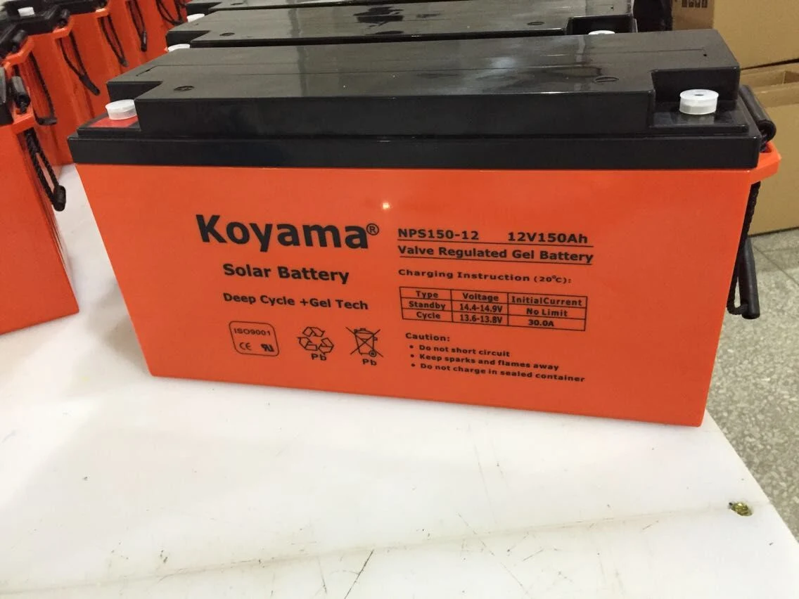 Long Life Solar Power Storage 12V Floating 150ah Storage Battery