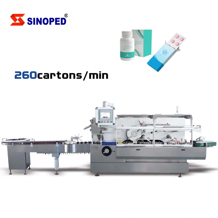 High Speed Multifunctional Horizontal Medical Automatic Cartoner Packing Machinery Pharmaceutical Carton Making Line Box Packaging Cartoning Packing Machine