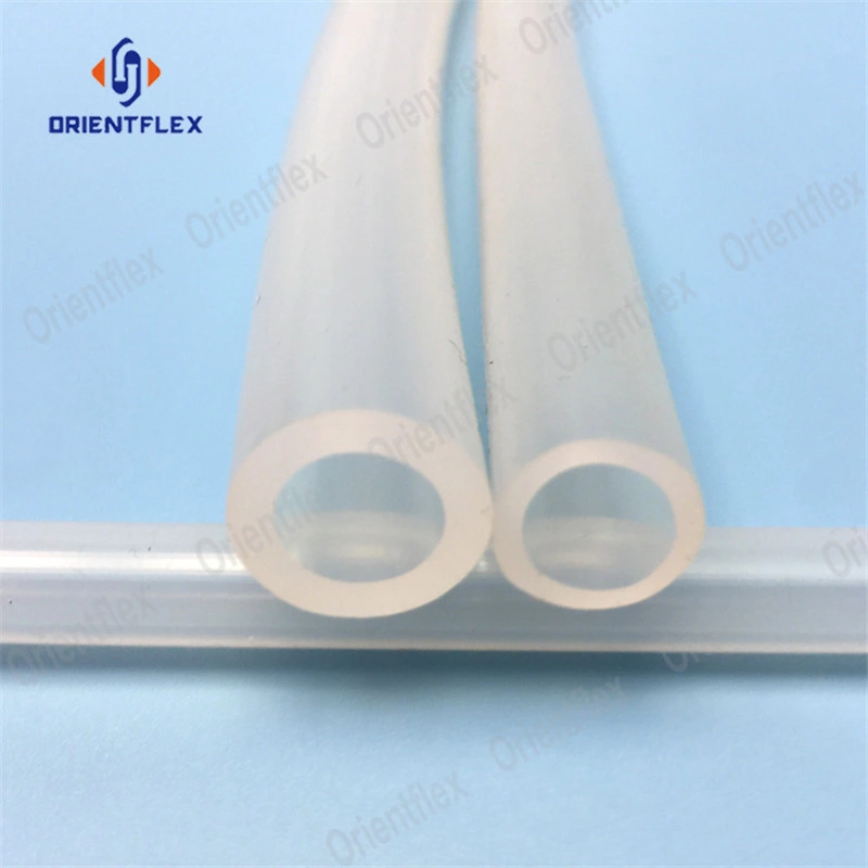 High Temperature Coloured Silicone Clear Rubber Tubing