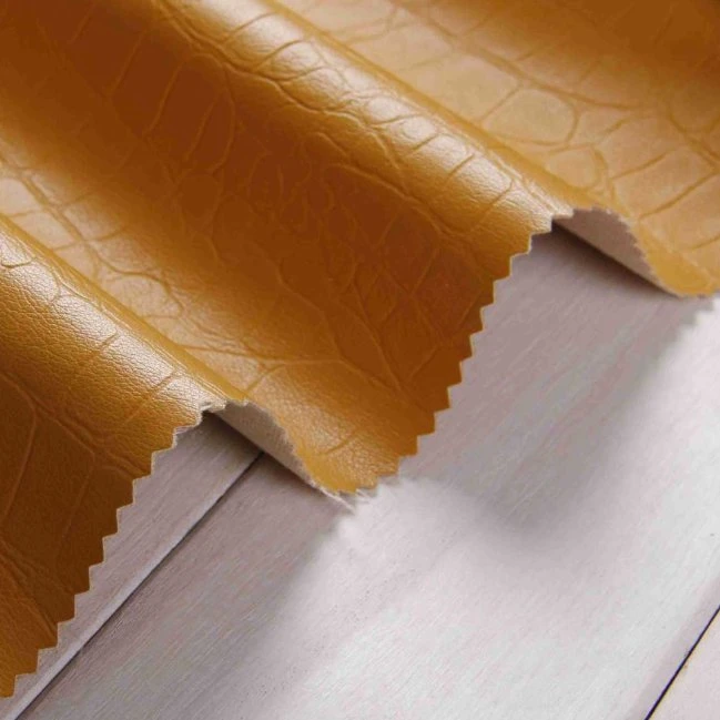 High quality/High cost performance Factory Customzied PVC Artificial Synthetic Leather for Sofa Covers Furniture