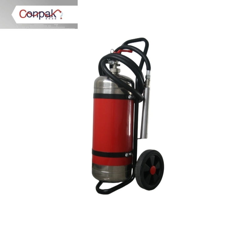 High quality/High cost performance  Supplier Portable Size Dry Powder Trolly Automatic Fire Extinguisher