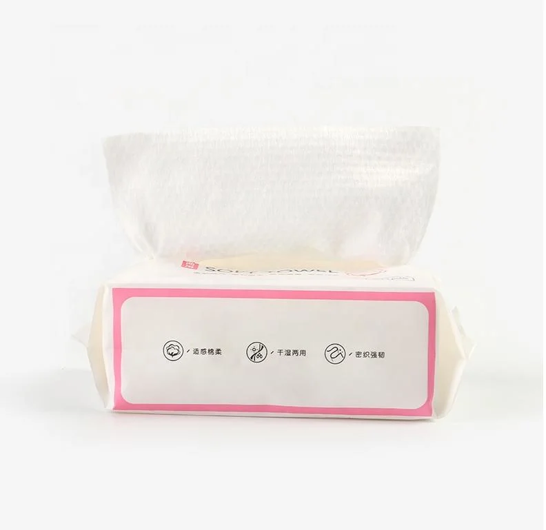 Pearl Embossed Free Sample Essential Daily Dry Wipes Soft Disposable Face Towel