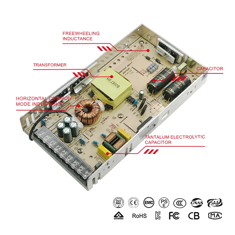 Bina 400W DC Adjustable Voltage LED Monitoring Equipment Switching Power Supply Transformer