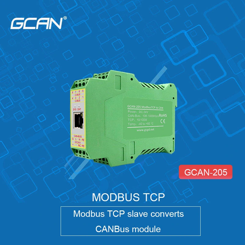 Gcan-205 Can to Modbus TCP Slave Converter with One Ethernet Interface and One Can Interface