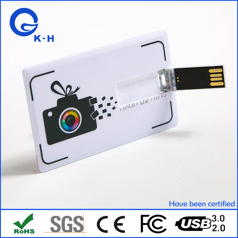 Кредитная карта USB флэш-памяти 16 ГБ пера для привода 2.0 U диск