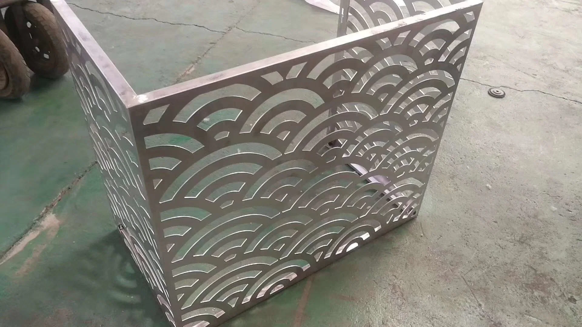 Outdoor Decorative Laser Cut Partition Panel Garden Metal Screen/Fence