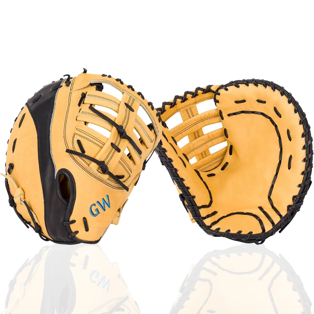 Guante de béisbol personalizado de 12 pulgadas Kip cuero guantes de béisbol de EE.UU.
