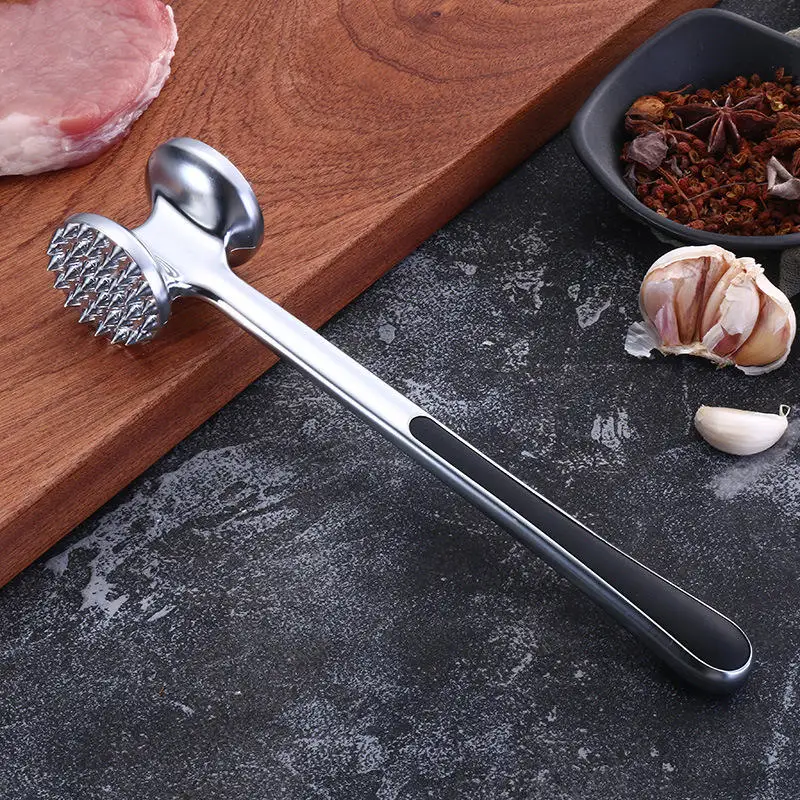 Kitchen Gargets Stainless Steel Double-Sided Meat Hammer Meat Knock Tools