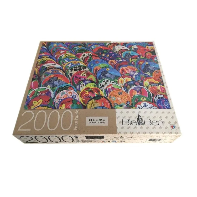 Custom adultes 2000 Pièces d'impression personnalisé Puzzle 1000 2000 Pièces d'adultes jeu de puzzle fabricant de papier