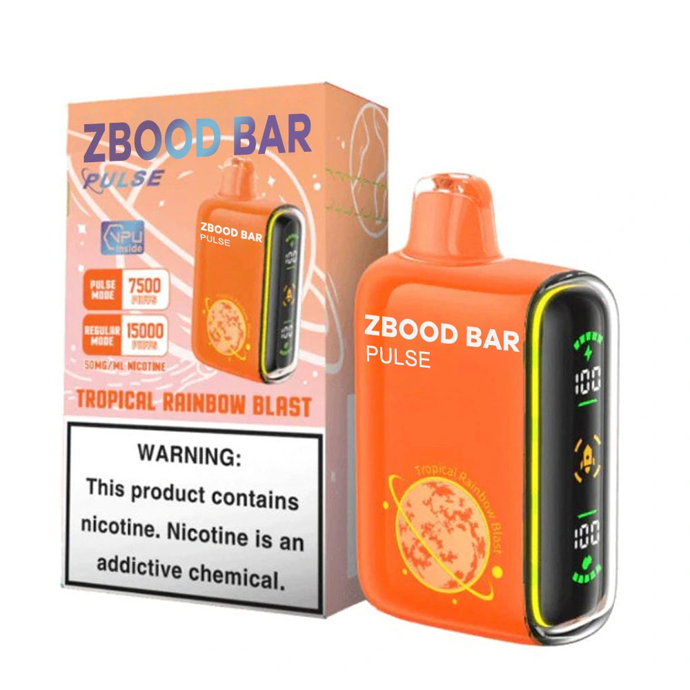 Barre d'impulsions numérique Zbood OEM ODM USA 0/2%/3%/5% Ma6000 Mk Ugly Monkey Ovns stylos Vape jetable