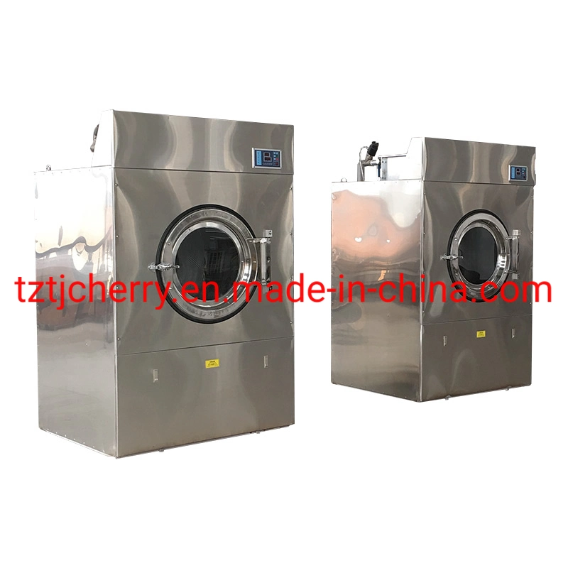 100kg Front Plate, Side Plate All Stainless Steel Garment Drying Machine Hotel Clothes Tumble Dryer