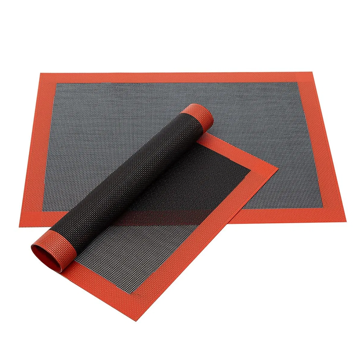 Food Grade Silicone Fiberglass Mesh Baking Mat Non-Stick Silicone Hollow-out Mat