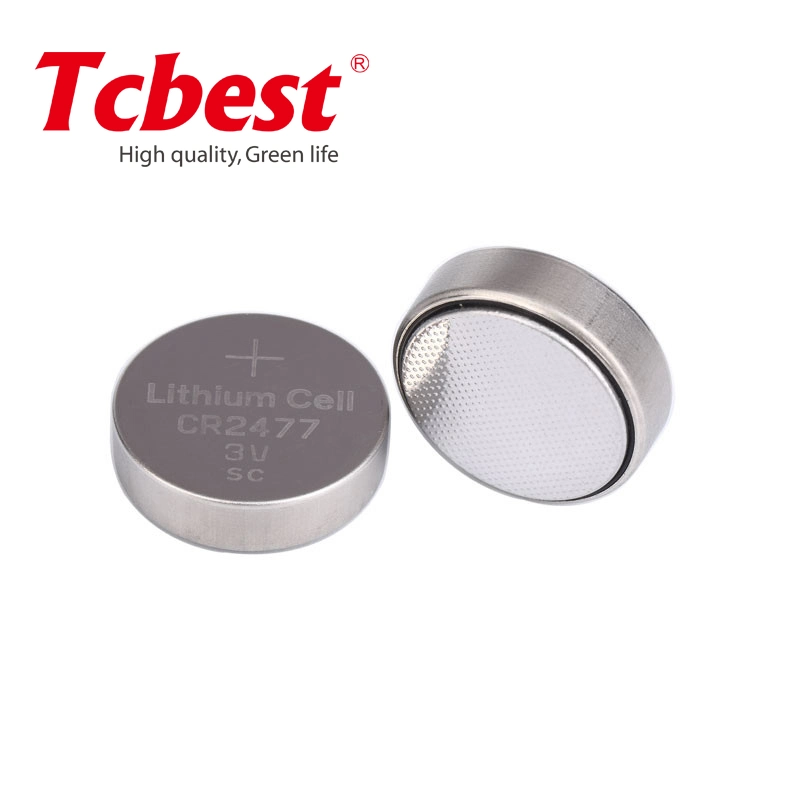 Tcbest 3.0V Lithium Battery Cr2016 Cr2025 Cr2032 Cr2477 900mAh Coin Cell Button Battery for Watch/Toys/Lightings