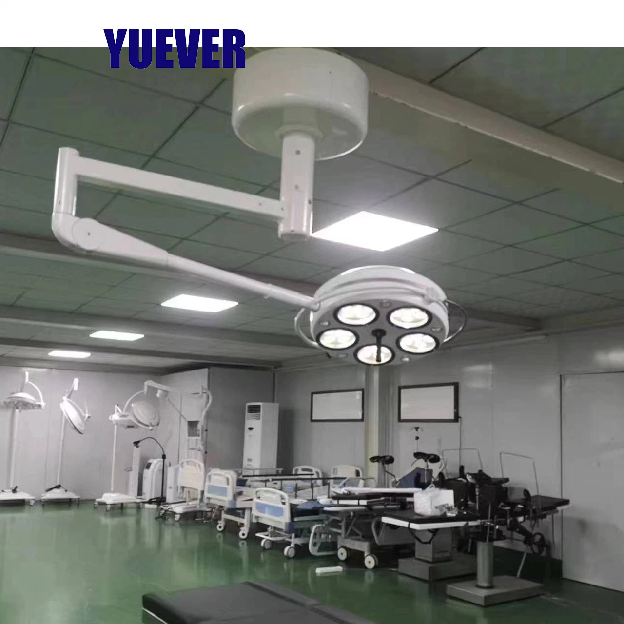 Equipo médico de hospital Sala de operaciones portátil sin sombras LED Luz móvil Batería Teatro Cirugía lámpara quirúrgica LED luces de Cirugía Veterinaria