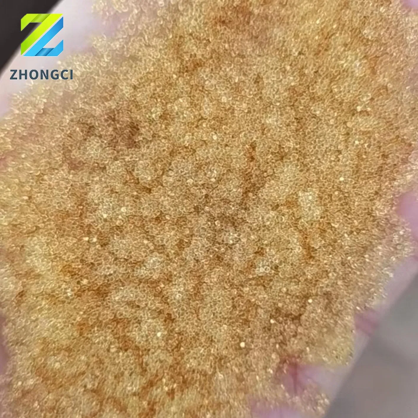 Zhongci 001*10 de la serie de estireno de intercambio catiónico de gel de ácido fuerte resina de intercambio Resin-Ion