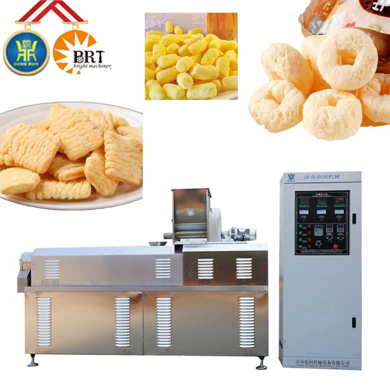 Flavored Expanded Bite Size Corn Snack Food Production Line Machinery