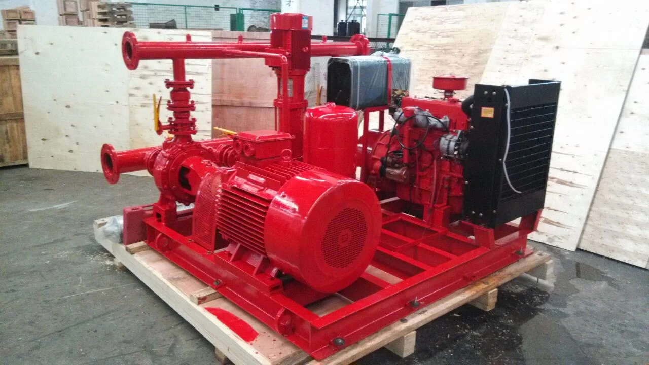 NFPA 20 Standard Edj Packaged Fire Pump, Fire Fighting Pump, 500gpm, 750gpm, 1000gpm