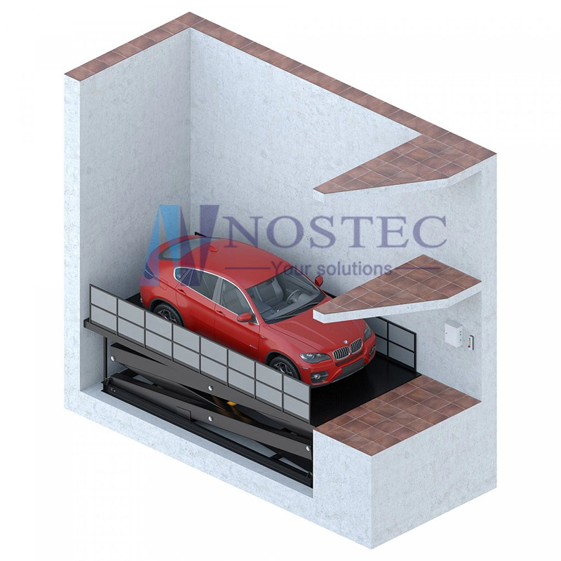 Garage Underground Car Parking Equipment Scissor Car Lift Equipment