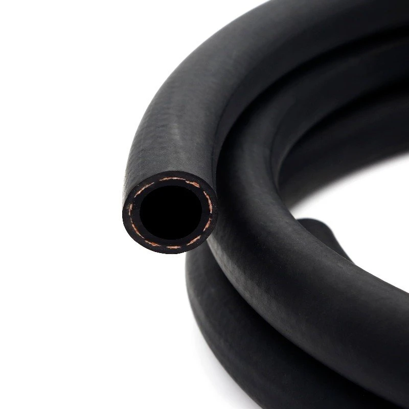 High Quality Oil-Mist Resistant Synthetic Textile Braided Rubber Air Hose