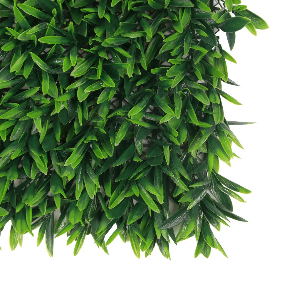 Outdoor Backdrop Faux Plant Plastic Grass Hedge Boxwood Artificial Green Wall for Garden Decoration