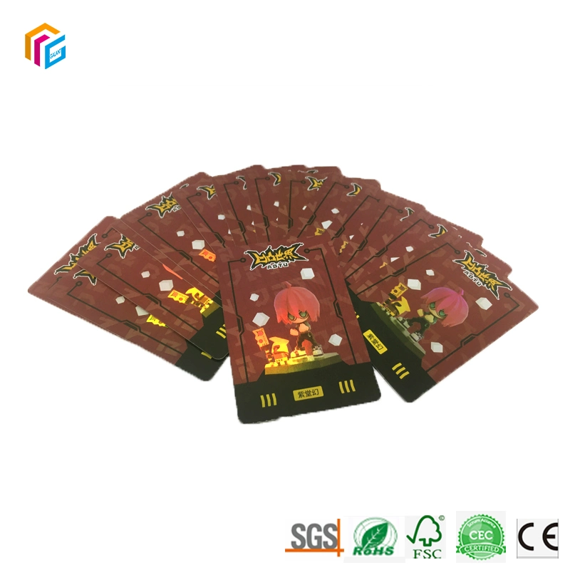 Custom Printing Round Edge Playing Cards Hologram Foil Cards Booster Box Trading Game Pokemon Card