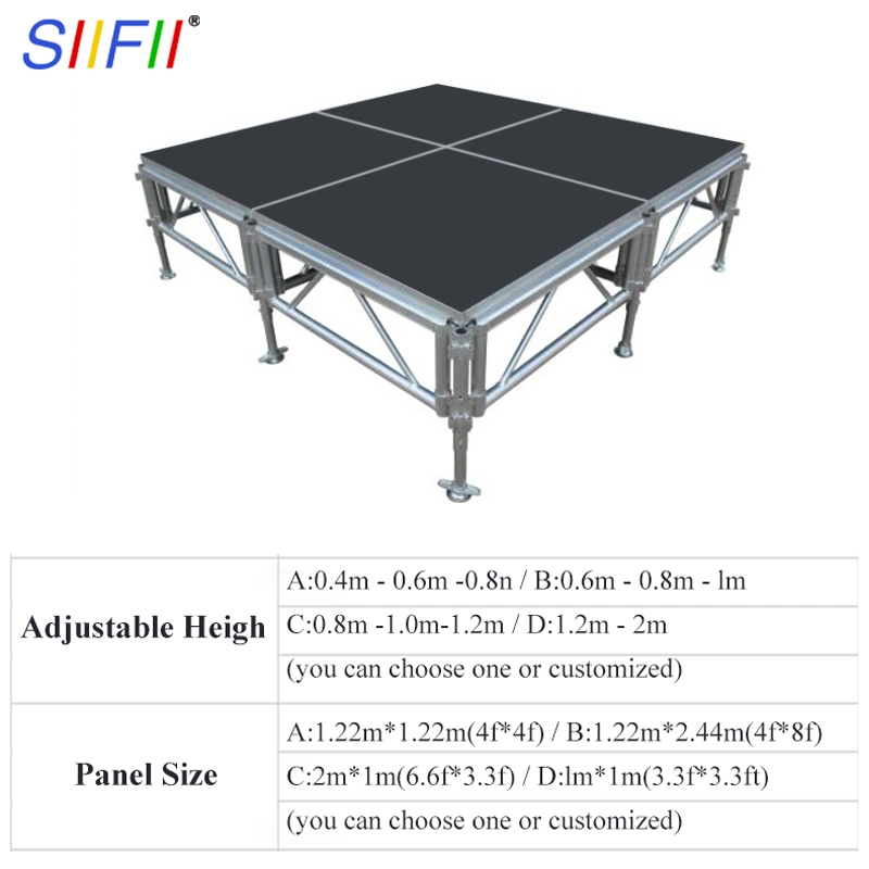 Escenarios de altas prestaciones concierto de alta calidad aluminio escenario de baile Plataformas móviles etapas de venta