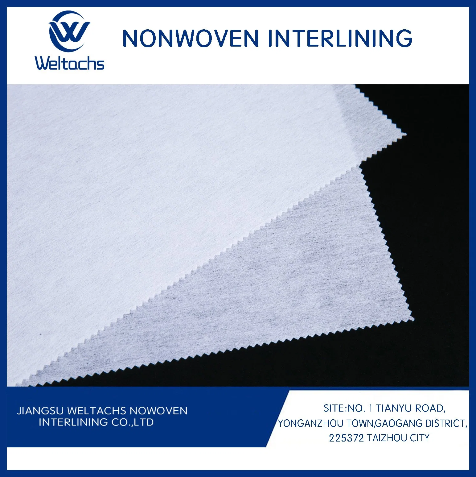 Cheap 50% Nylon 50% Polyester Non Woven Fusible Adhesive Interlining