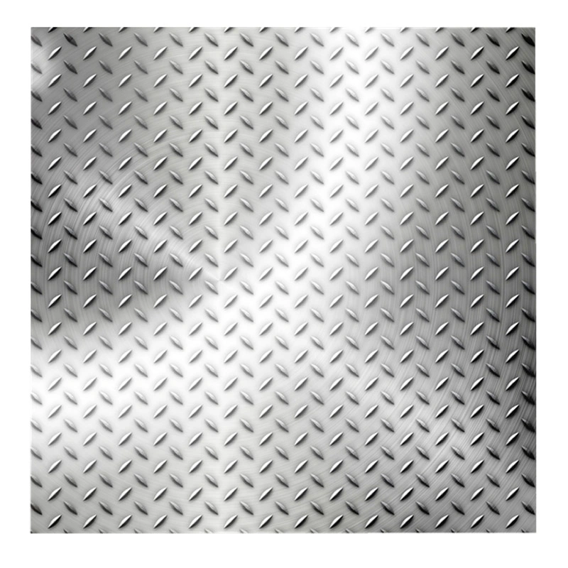 ASTM A240 304 Diamond Checkered Stainless Steel Sheet